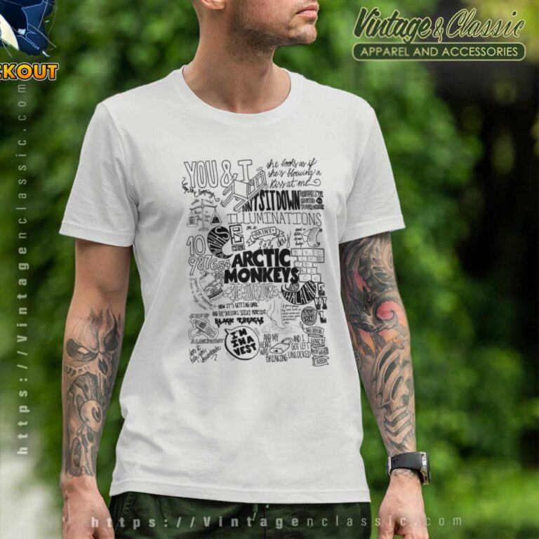 Arctic Monkeys Lyrics T Shirt Arctic Monkeys Lyrics T Shirt