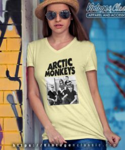 Arctic Monkeys Retro V Neck TShirt