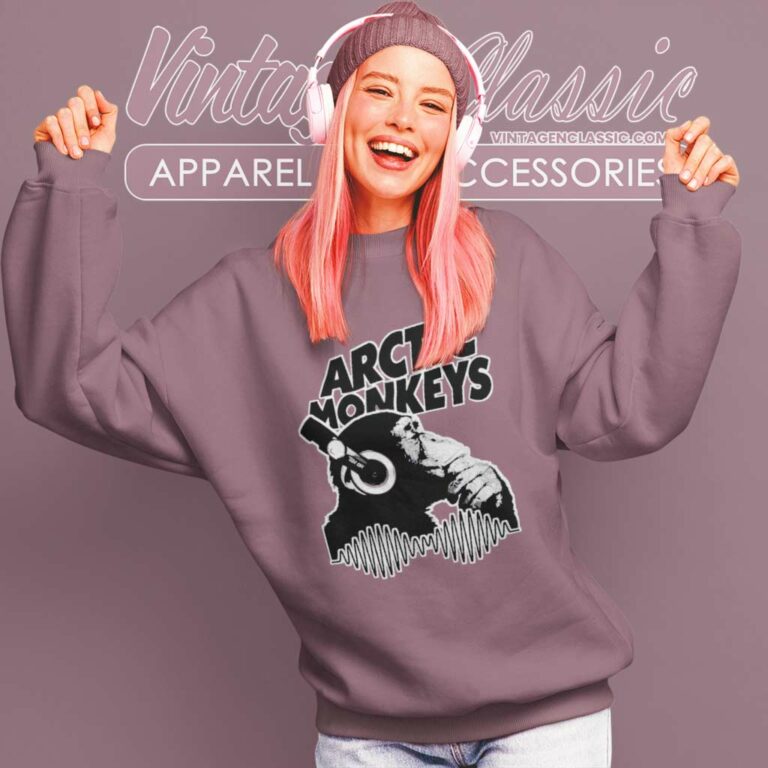Arctic Monkeys Shirt Monkey Headphone Sweatshirt Arctic Monkeys Shirt Monkey Headphone Sweatshirt