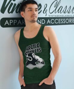 Arctic Monkeys Shirt Monkey Headphone Tank Top Racerback