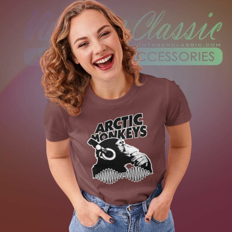 Arctic Monkeys Shirt Monkey Headphone Women TShirt Arctic Monkeys Shirt Monkey Headphone Women TShirt