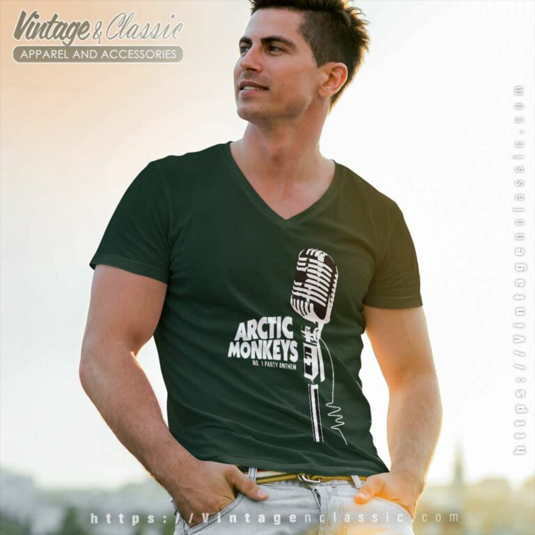Arctic Monkeys Shirt No 1 Party Anthem V Neck TShirt Arctic Monkeys Shirt No 1 Party Anthem V Neck TShirt