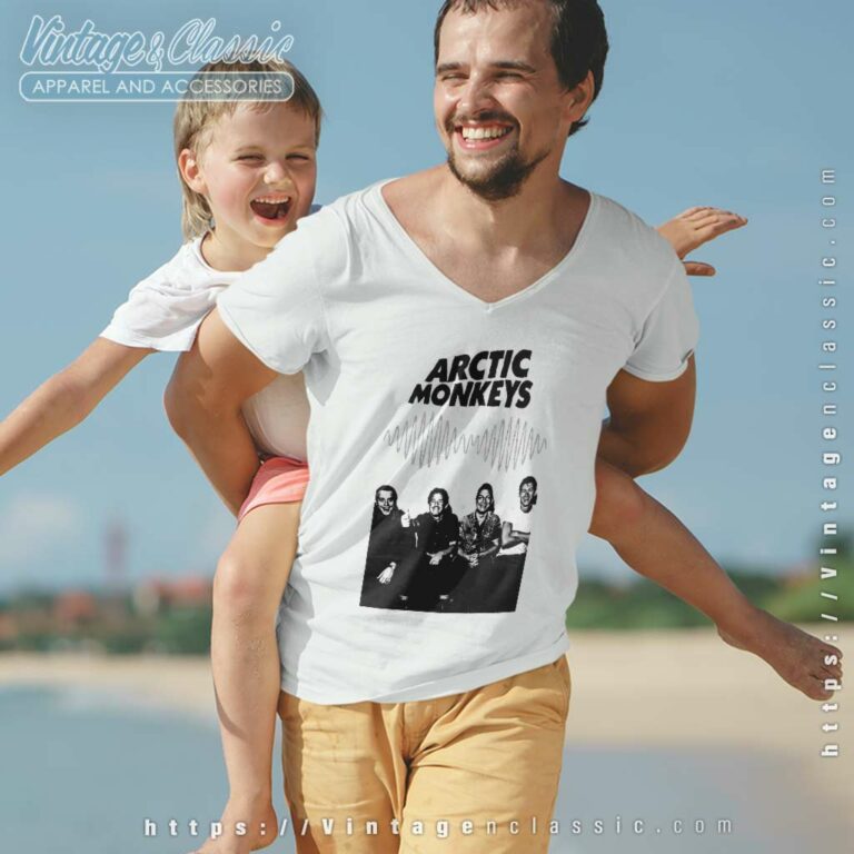 Arctic Monkeys Vintage V Neck TShirt Arctic Monkeys Vintage V Neck TShirt