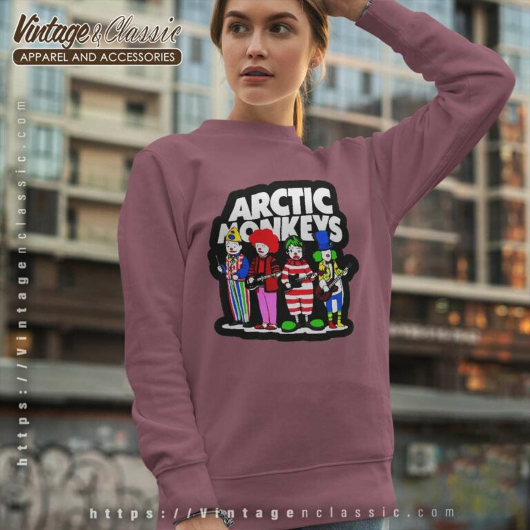 Arctic Monkeys Wearing Clown Sweatshirt Arctic Monkeys Wearing Clown Sweatshirt