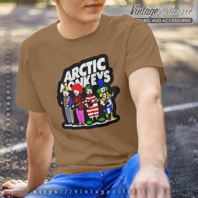 Arctic Monkeys Wearing Clown T Shirt Arctic Monkeys Wearing Clown T Shirt
