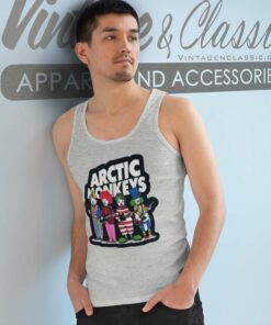 Arctic Monkeys Wearing Clown Tank Top Racerback