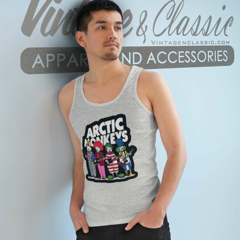 Arctic Monkeys Wearing Clown Tank Top Racerback Arctic Monkeys Wearing Clown Tank Top Racerback