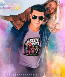 Arctic Monkeys Wearing Clown V Neck TShirt