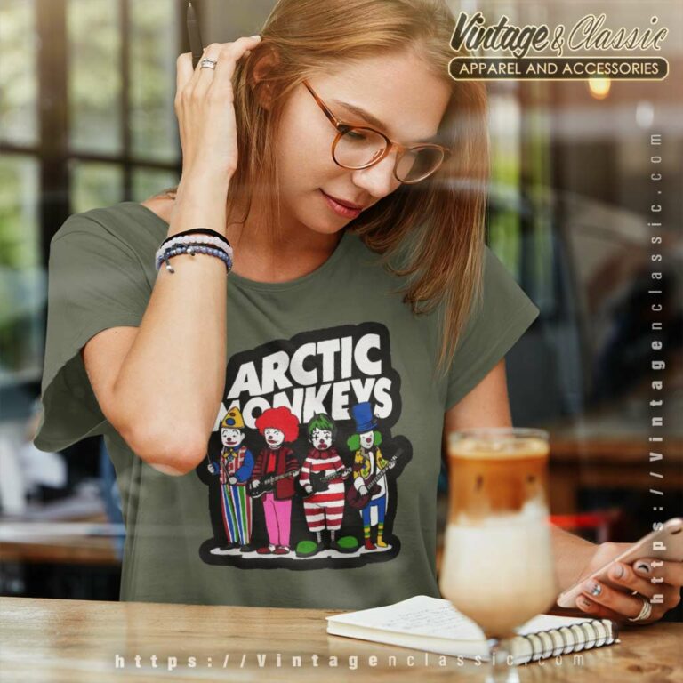 Arctic Monkeys Wearing Clown Women TShirt Arctic Monkeys Wearing Clown Women TShirt