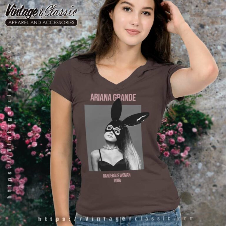 Ariana Grande Dangerous Woman Shirt V Neck TShirt Ariana Grande Dangerous Woman Shirt V Neck TShirt