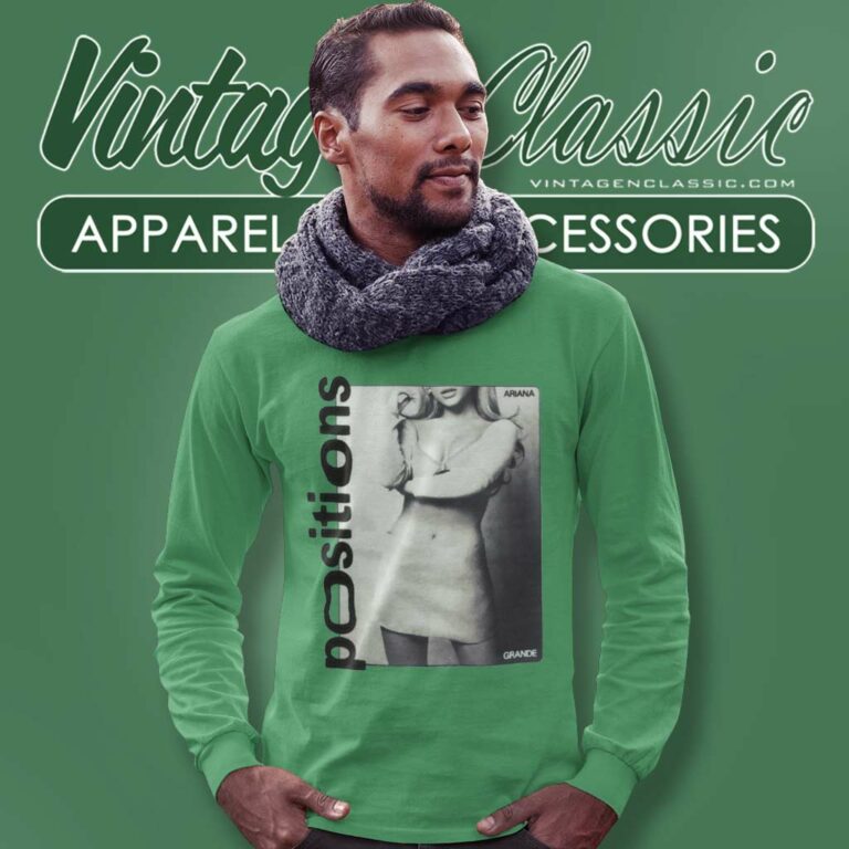 Ariana Grande Positions Album Long Sleeve Tee Ariana Grande Positions Album Long Sleeve Tee