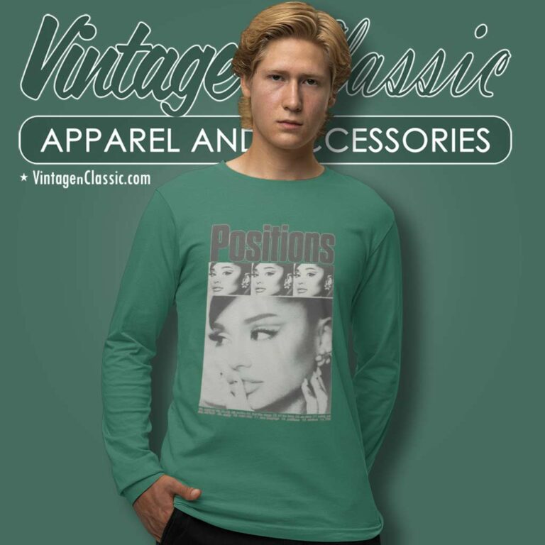 Ariana Grande Positions Rewind Long Sleeve Tee 1 Ariana Grande Positions Rewind Long Sleeve Tee 1