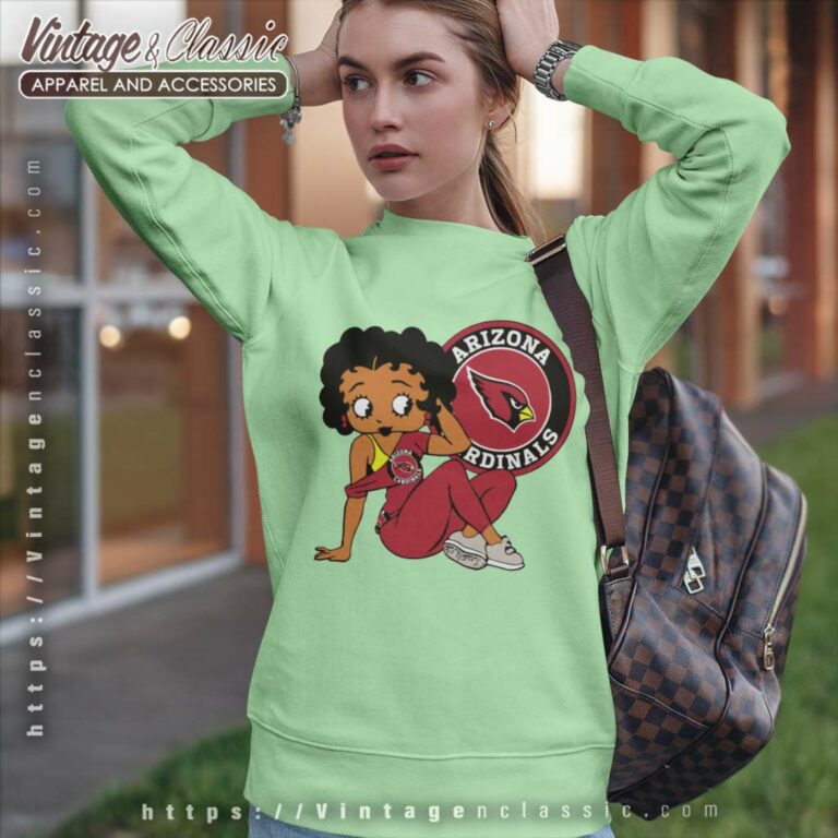 Arizona Cardinals Betty Boop Sweatshirt Arizona Cardinals Betty Boop Sweatshirt