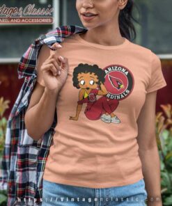 Arizona Cardinals Betty Boop Women TShirt