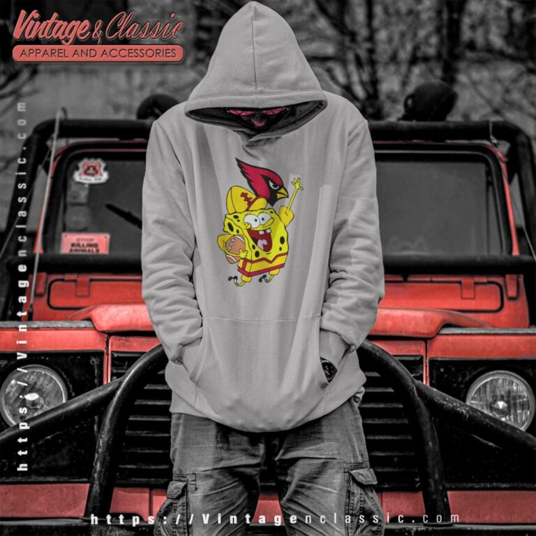 Arizona Cardinals Football Spongebob Hoodie Arizona Cardinals Football Spongebob Hoodie