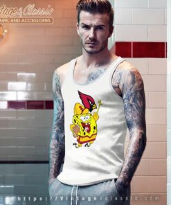Arizona Cardinals Football Spongebob Tank Top Racerback