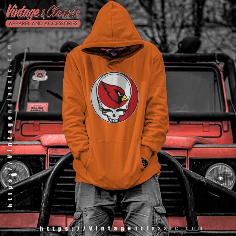 Arizona Cardinals Grateful Dead Steal Your Face Hoodie Arizona Cardinals Grateful Dead Steal Your Face Hoodie