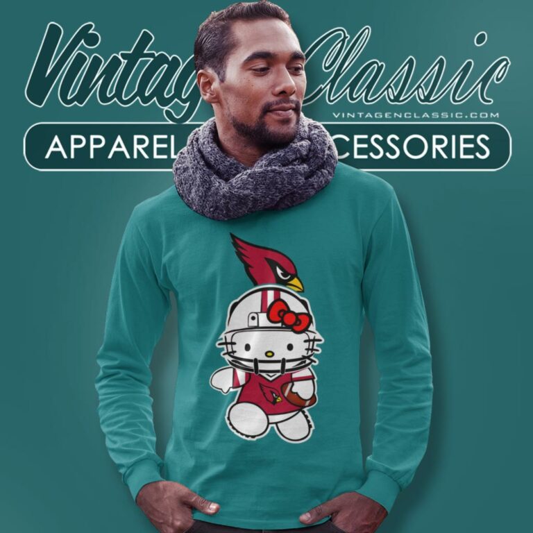 Arizona Cardinals Hello Kitty Long Sleeve Tee Arizona Cardinals Hello Kitty Long Sleeve Tee