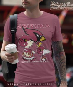 Arizona Cardinals Lets Play Football Together Snoopy Shirt T shirt