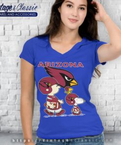 Arizona Cardinals Lets Play Football Together Snoopy Shirt