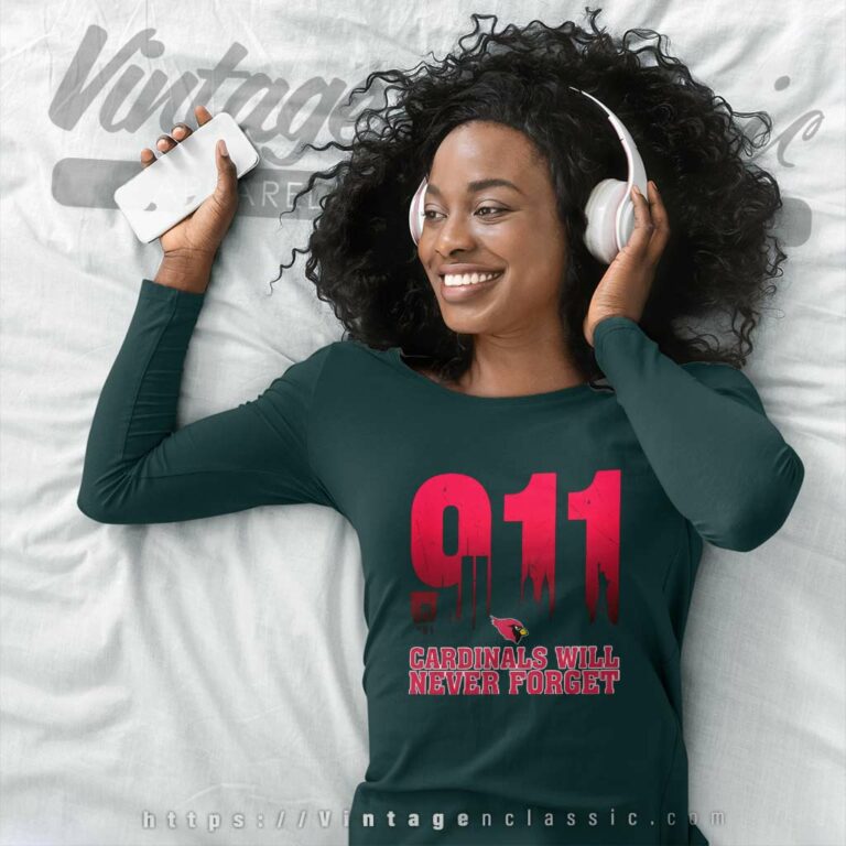 Arizona Cardinals Nfl 911will Never Forget Long Sleeve Tee Arizona Cardinals Nfl 911will Never Forget Long Sleeve Tee