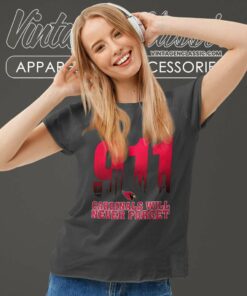 Arizona Cardinals Nfl 911will Never Forget Women TShirt