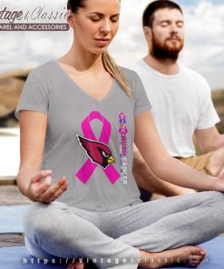 Arizona Cardinals Nfl Crush Cancer 2023 V Neck TShirt