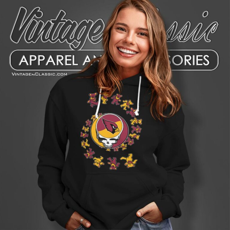 Arizona Cardinals Nfl Grateful Dancing Bears Hoodie Arizona Cardinals Nfl Grateful Dancing Bears Hoodie