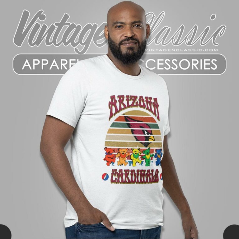 Arizona Cardinals Nfl Grateful Dancing Bears Retro T Shirt Arizona Cardinals Nfl Grateful Dancing Bears Retro T Shirt