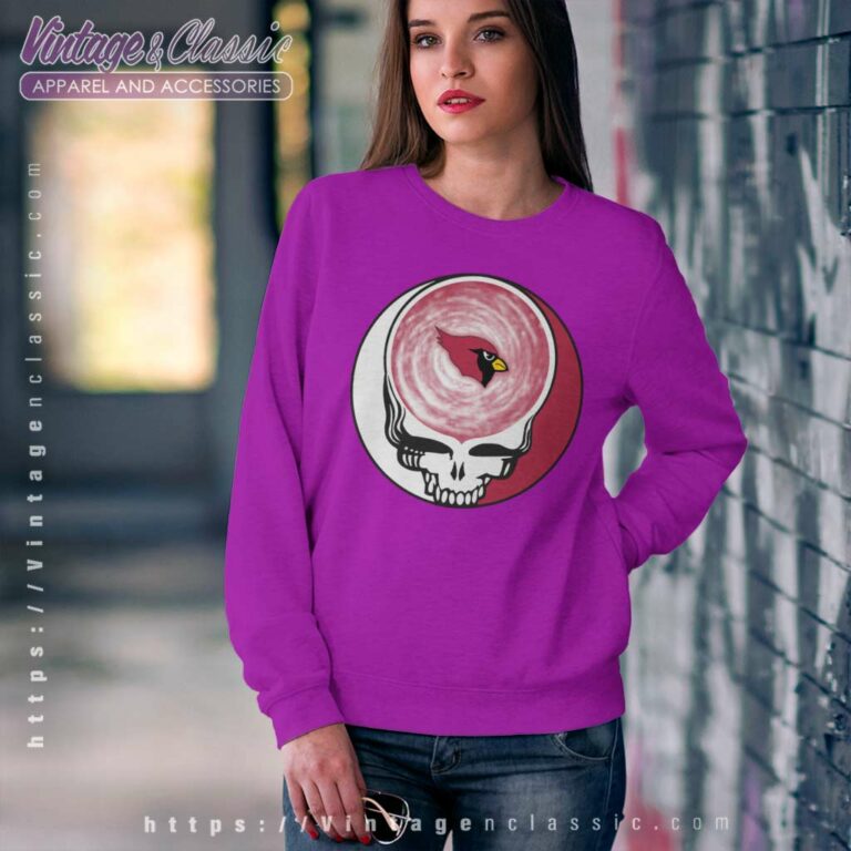 Arizona Cardinals Nfl Grateful Dead Logo Sweatshirt Arizona Cardinals Nfl Grateful Dead Logo Sweatshirt