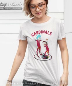 Arizona Cardinals Rick And Morty Dancing Shirt 5 Arizona Cardinals Rick And Morty Dancing Women TShirt
