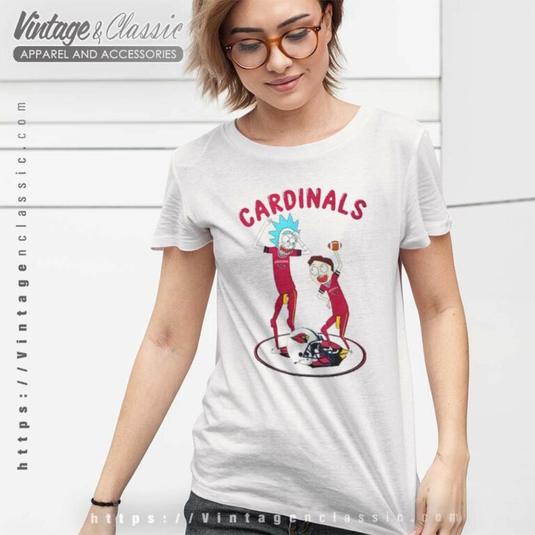 Arizona Cardinals Rick And Morty Dancing Women TShirt Arizona Cardinals Rick And Morty Dancing Women TShirt