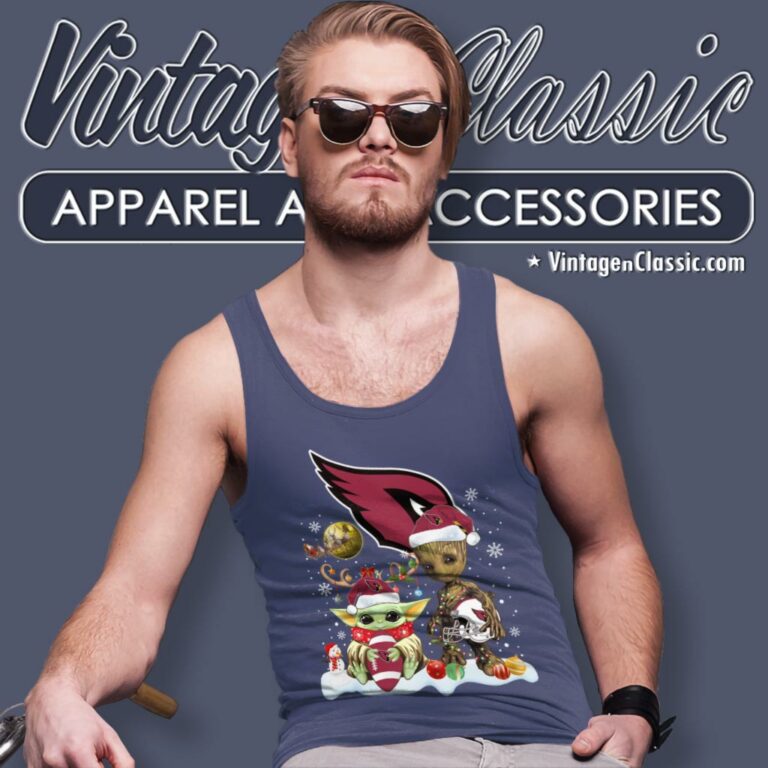 Arizona Cardinals Shirt Baby Yoda And Groot Santa Christmas Tank Top Racerback Arizona Cardinals Shirt Baby Yoda And Groot Santa Christmas Tank Top Racerback