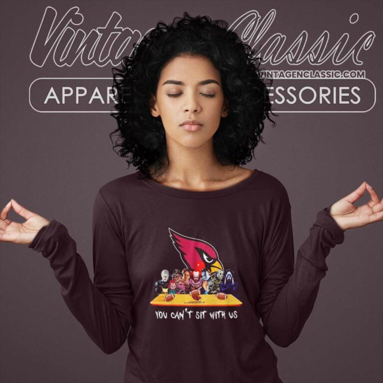 Arizona Cardinals Shirt Horror Movies You Cant Sit With Us Long Sleeve Tee Arizona Cardinals Shirt Horror Movies You Cant Sit With Us Long Sleeve Tee