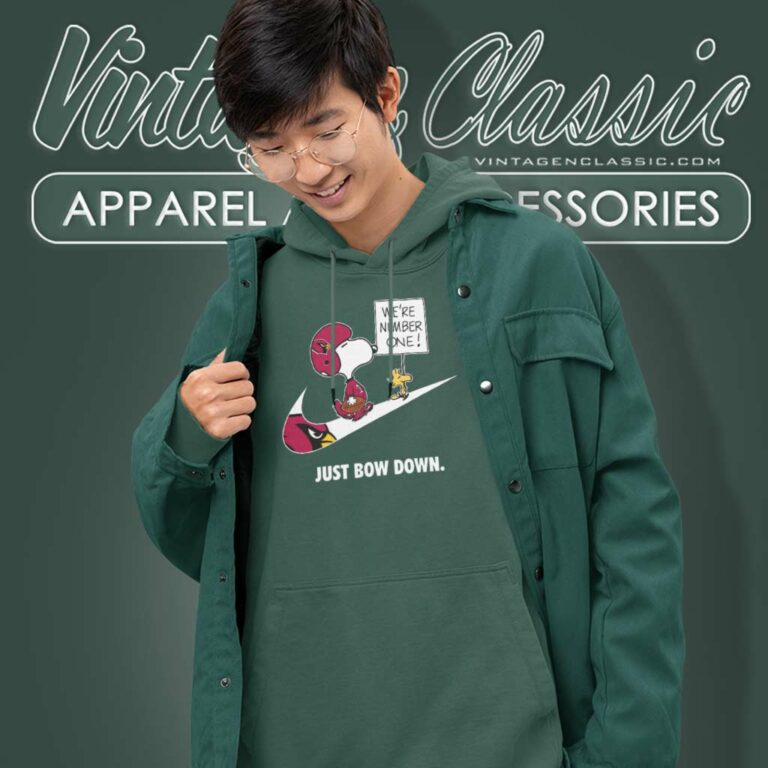 Arizona Cardinals Snoopy Are Number One Shirt Nike Just Bow Down Hoodie Arizona Cardinals Snoopy Are Number One Shirt Nike Just Bow Down Hoodie