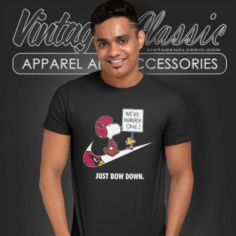 Arizona Cardinals Snoopy Are Number One Shirt Nike Just Bow Down T Shirt Arizona Cardinals Snoopy Are Number One Shirt Nike Just Bow Down T Shirt