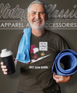 Arizona Cardinals Snoopy Are Number One Shirt Nike Just Bow Down V Neck TShirt