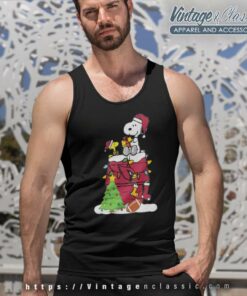 Arizona Cardinals Snoopy Christmas Tank Top Racerback
