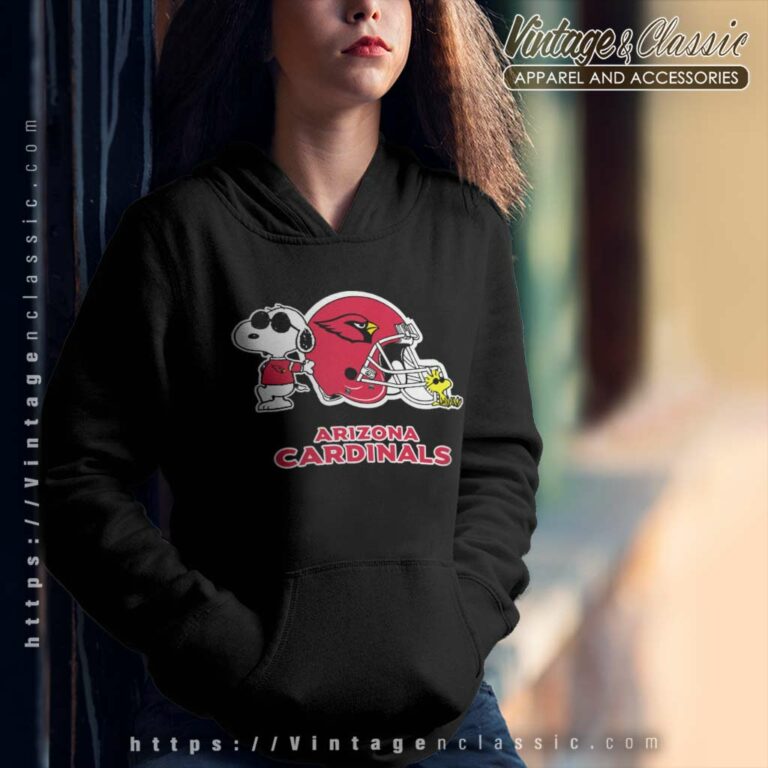 Arizona Cardinals Snoopy And Woodstock Helmet Hoodie Arizona Cardinals Snoopy And Woodstock Helmet Hoodie