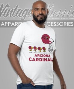 Arizona Cardinals Snoopy Woodstock Team Walking Shirt