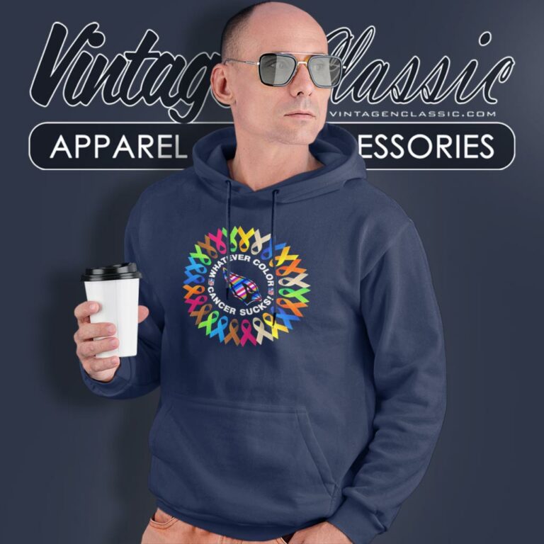 Arizona Cardinals Whatever Color Cancer Sucks Hoodie Arizona Cardinals Whatever Color Cancer Sucks Hoodie