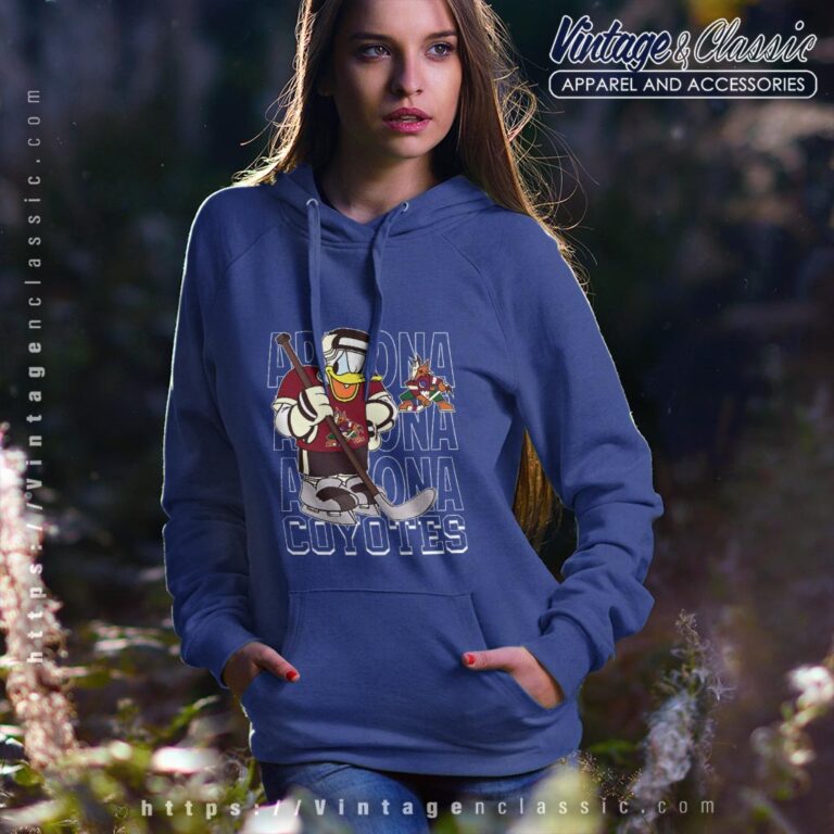 Arizona Coyotes Donald Duck Hockey Shirt Hoodie Arizona Coyotes Donald Duck Hockey Shirt Hoodie