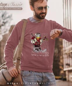 Arizona Coyotes Donald Duck Hockey Shirt