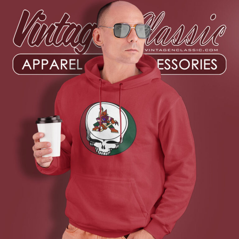 Arizona Coyotes Grateful Dead Steal Your Face Hoodie Arizona Coyotes Grateful Dead Steal Your Face Hoodie