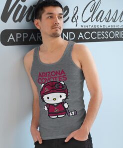 Arizona Coyotes Hello Kitty Shirt Tank Top Racerback