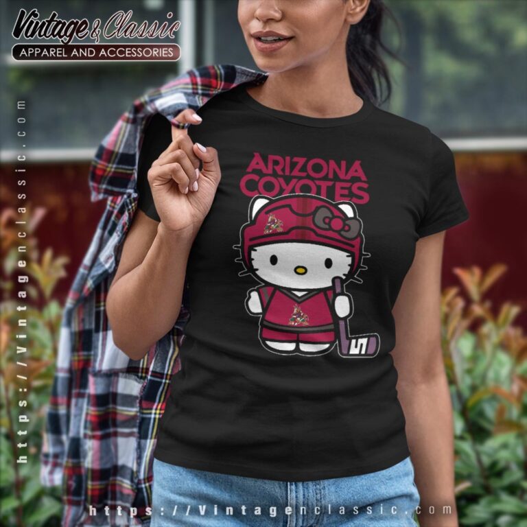 Arizona Coyotes Hello Kitty Shirt Women T shirt Arizona Coyotes Hello Kitty Shirt Women T shirt