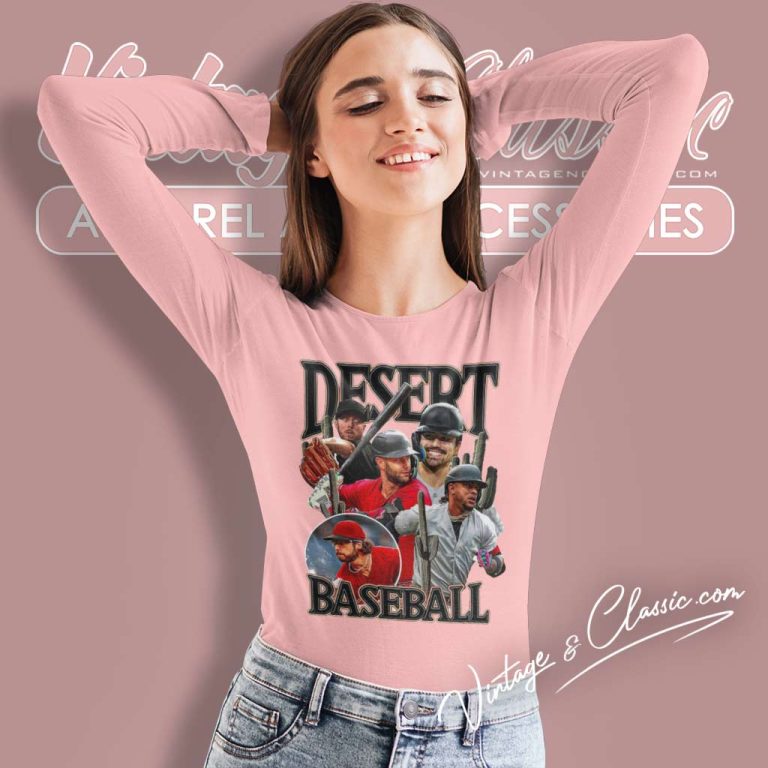 Arizona Diamondbacks Desert Baseball Players Long Sleeve Tee Arizona Diamondbacks Desert Baseball Players Long Sleeve Tee