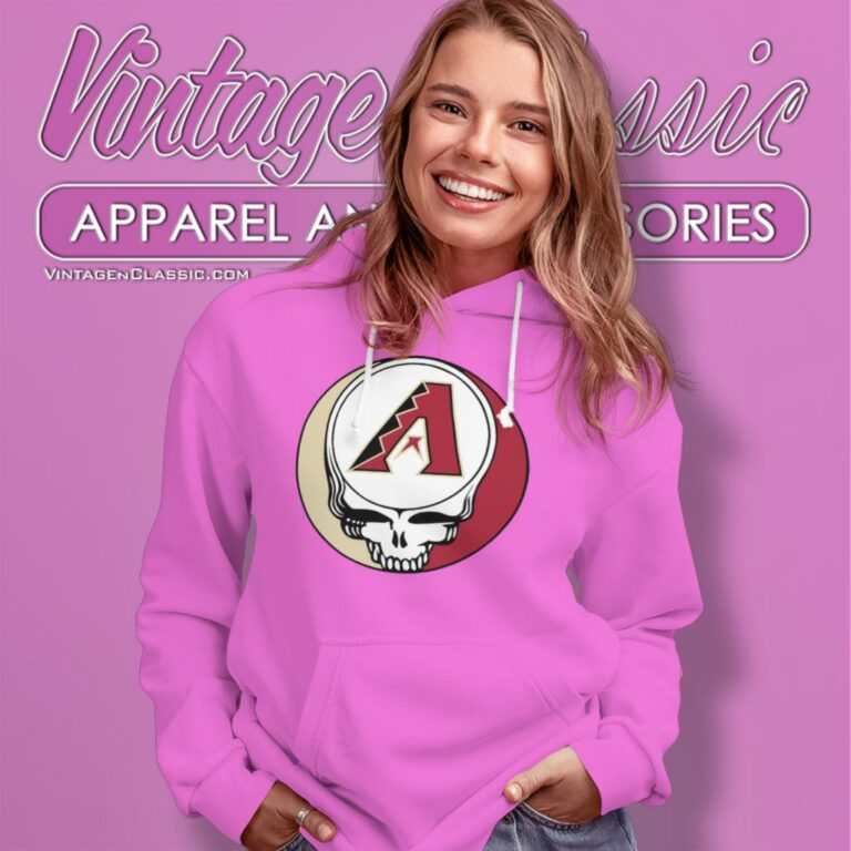 Arizona Diamondbacks Grateful Dead Steal Face Hoodie Arizona Diamondbacks Grateful Dead Steal Face Hoodie