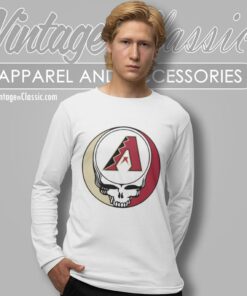 Arizona Diamondbacks Grateful Dead Steal Face Long Sleeve Tee