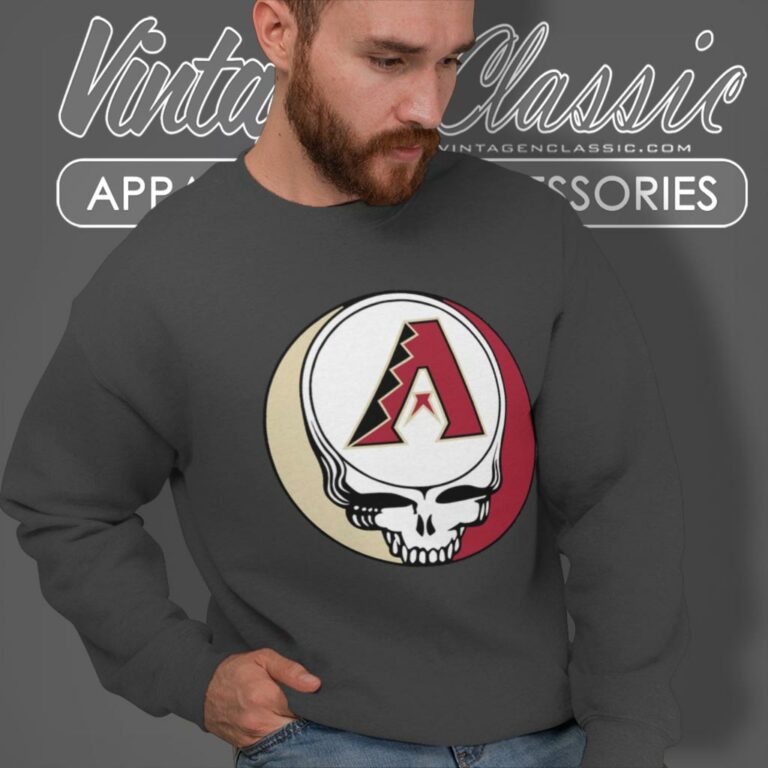 Arizona Diamondbacks Grateful Dead Steal Face Sweatshirt Arizona Diamondbacks Grateful Dead Steal Face Sweatshirt